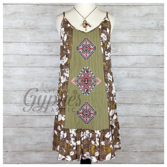 Entro Mixed Media Tunic Dress - Picture 5 of 14